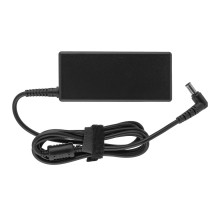 Блок живлення для ноутбука SONY 19.5V, 3.3A, 65W, 6.5*4.4-PIN, L-подібний роз'єм, black (без кабеля!) NBB-80164