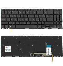 Клавіатура для ноутбука ASUS (UX563 series) rus, black, без фрейму, підсвічування клавіш NBB-81212