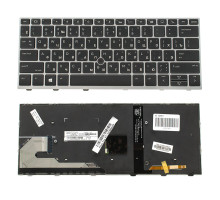 Клавіатура для ноутбука HP (EliteBook: 730 G5, 830 G5) rus, black, підсвічування клавіш, с джойстиком NBB-82051