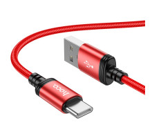 Кабель USB Hoco X89 Wind Type-C 3A Колір Червоний 6931474784377