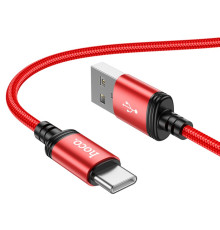 Кабель USB Hoco X89 Wind Type-C 3A Колір Червоний 6931474784377