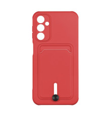 Чохол TPU Colorfull Pocket Card для Samsung Galaxy A24 4G Колір 14.Red 2020000358237