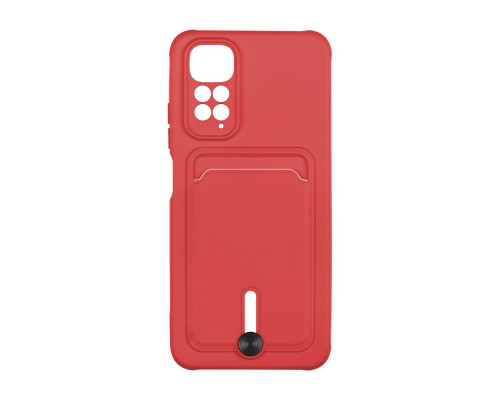 Чохол TPU Colorfull Pocket Card для Xiaomi Redmi Note 11 (Global) / Note 11S 4G Колір 14.Red 2020000357513