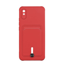 Чохол TPU Colorfull Pocket Card для Xiaomi Redmi 9A Колір 14.Red 2020000357834