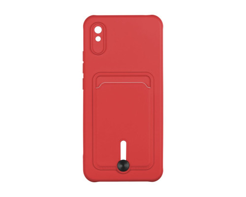 Чохол TPU Colorfull Pocket Card для Xiaomi Redmi 9A Колір 14.Red 2020000357834