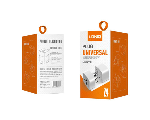 Мережевий Перехідник LDNIO Z4 Колір Білий 6933138660041 ma8127_110851