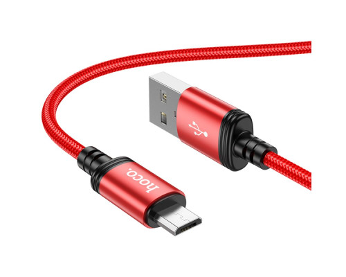 Кабель USB Hoco X89 Wind Micro 2.4A Колір Червоний 6931474784353