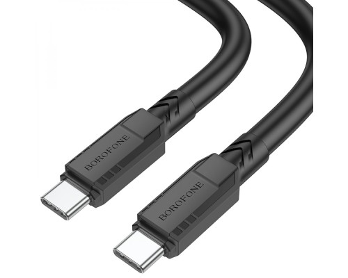 Кабель USB Borofone BX81 60W Type-C to Type-C Колір Чорний