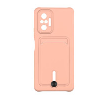 Чохол TPU Colorfull Pocket Card для Xiaomi Redmi Note 10 Pro / 10 Pro Max 4G Колір 19.Pink sand 2020000357575