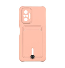 Чохол TPU Colorfull Pocket Card для Xiaomi Redmi Note 10 Pro / 10 Pro Max 4G Колір 19.Pink sand 2020000357575