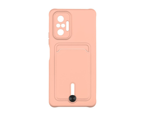 Чохол TPU Colorfull Pocket Card для Xiaomi Redmi Note 10 Pro / 10 Pro Max 4G Колір 19.Pink sand 2020000357575