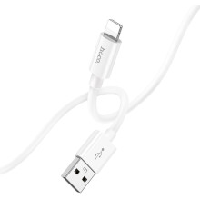 Кабель USB Hoco X87 Magic silicone Lightning Колір Бiлий 6931474783202