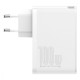 МЗП Baseus GaN2 Pro Quick Charger 100W (2Type-C + 2USB) white