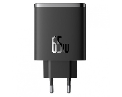 МЗП Baseus Cube Pro Fast Charger 65W (2 Type-C + USB) black 2003000212709 6932172641474
