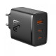 МЗП Baseus Cube Pro Fast Charger 65W (2 Type-C + USB) black 2003000212709 6932172641474