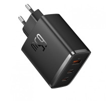 МЗП Baseus Cube Pro Fast Charger 65W (2 Type-C + USB) black 2003000212709 6932172641474