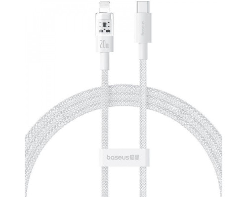 Кабель Baseus Gem Fast-Charging Type-C to Lightning 20W 1m white 2003000172614 6932172658878