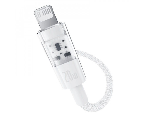 Кабель Baseus Gem Fast-Charging Type-C to Lightning 20W 1m white 2003000172614 6932172658878