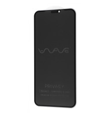 Захисне скло WAVE Privacy iPhone X/Xs/11 Pro black