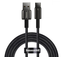 Кабель Baseus Tungsten Gold Fast Charging USB to Type-C 100W (2m) black 2001000965236 6932172618094