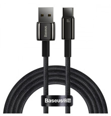 Кабель Baseus Tungsten Gold Fast Charging USB to Type-C 100W (2m) black 2001000965236 6932172618094
