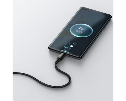 Кабель Baseus Tungsten Gold Fast Charging USB to Type-C 100W (2m) black 2001000965236 6932172618094