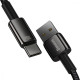 Кабель Baseus Tungsten Gold Fast Charging USB to Type-C 100W (2m) black 2001000965236 6932172618094
