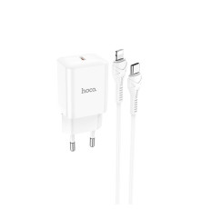 МЗП Hoco N27 Innovative 20W (1 Type-C) + Кабель Type-C to Lightning white 2001000624249 6931474783479