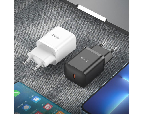 МЗП Hoco N27 Innovative 20W (1 Type-C) + Кабель Type-C to Lightning white 2001000624249 6931474783479