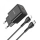 МЗП Hoco N27 Innovative 20W (1 Type-C) + Кабель Type-C to Lightning white 2001000624249 6931474783479