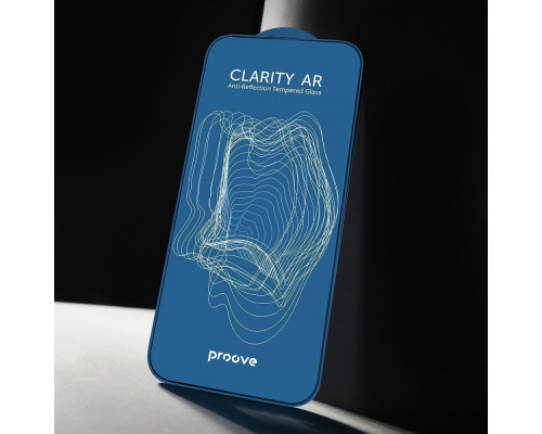 Захисне скло Proove Clarity AR iPhone 14 Pro/15/16 black 2003000199628 6901131892929
