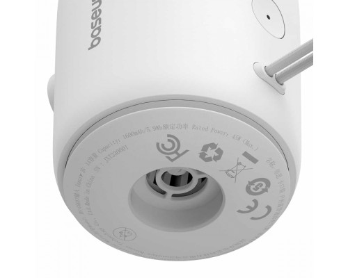 Портативний насос Baseus PocketGo Portable Air Pump white 2001001727512 6932172635008