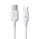Кабель Baseus Silky Fast Charging Type-C 3A (1m) white 2003000288773 6932172692605