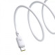 Кабель Baseus Silky Fast Charging Type-C 3A (1m) white 2003000288773 6932172692605