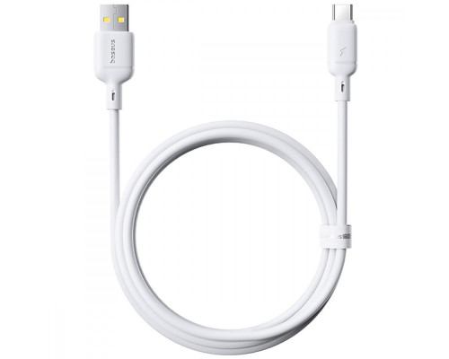 Кабель Baseus Silky Fast Charging Type-C 3A (1m) white 2003000288773 6932172692605
