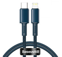 Кабель Baseus High Density Braided Type-C to Lightning PD 20W (1m) blue 2001000327225 6953156231931