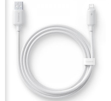 Кабель Baseus Foamed Silicone Fast Charging Lightning 2.4A (1m) white 2003000288858 6932172693756