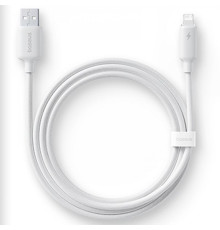 Кабель Baseus Foamed Silicone Fast Charging Lightning 2.4A (1m) white 2003000288858 6932172693756