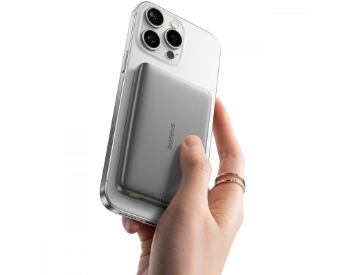 Портативна Батарея Baseus PicoGo Ultra-Slim Qi2 27W 10000mAh silver 2003000273892 6932172691684