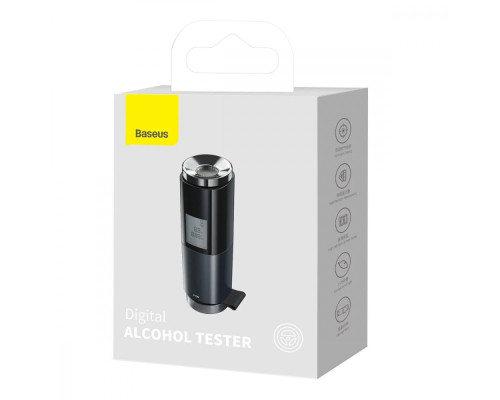 Цифровий Алкотестер Baseus Digital Alcohol Tester black 2001000468393 6953156206809