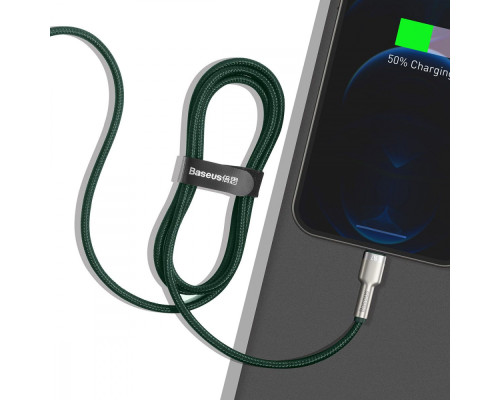 Кабель Baseus Cafule Metal Lightning 2.4A (1m) red