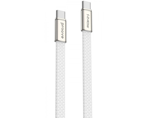 Кабель Proove AirLine Type-C to Type-C 240W (1.5m) white 2003000298970 6901115427437