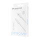 Кабель Proove Small Silicone Type-C to Lightning 20W (1m) white