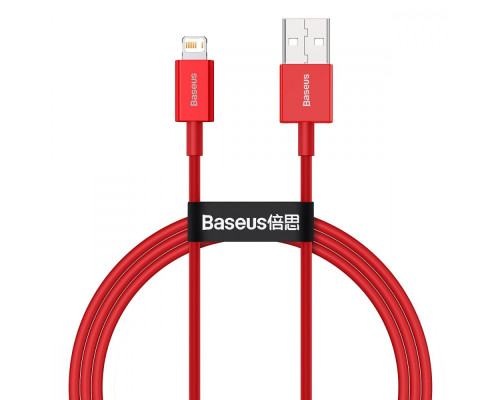 Кабель Baseus Superior Series Fast Charging Lightning 2.4A (1m) red