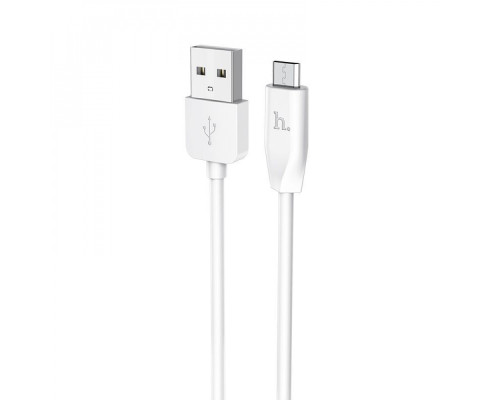 Кабель Hoco X1 Micro USB (2m) white