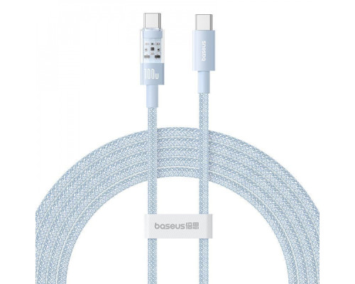Кабель Baseus Gem Fast-Charging Type-C to Type-C 100W 2m blue