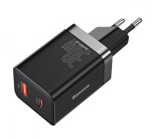 МЗП Baseus Super Si Pro Quick Charger (Type-C+USB) 30W black 2001000441402 6953156206342