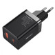 МЗП Baseus Super Si Pro Quick Charger Type-C+USB 30W black