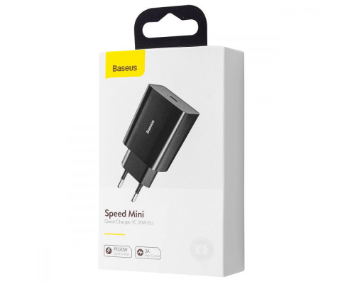 МЗП Baseus Speed Mini PD Charger 20W (1 Type-C) white