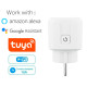 Розумна розетка 16A TUYA WIFI white